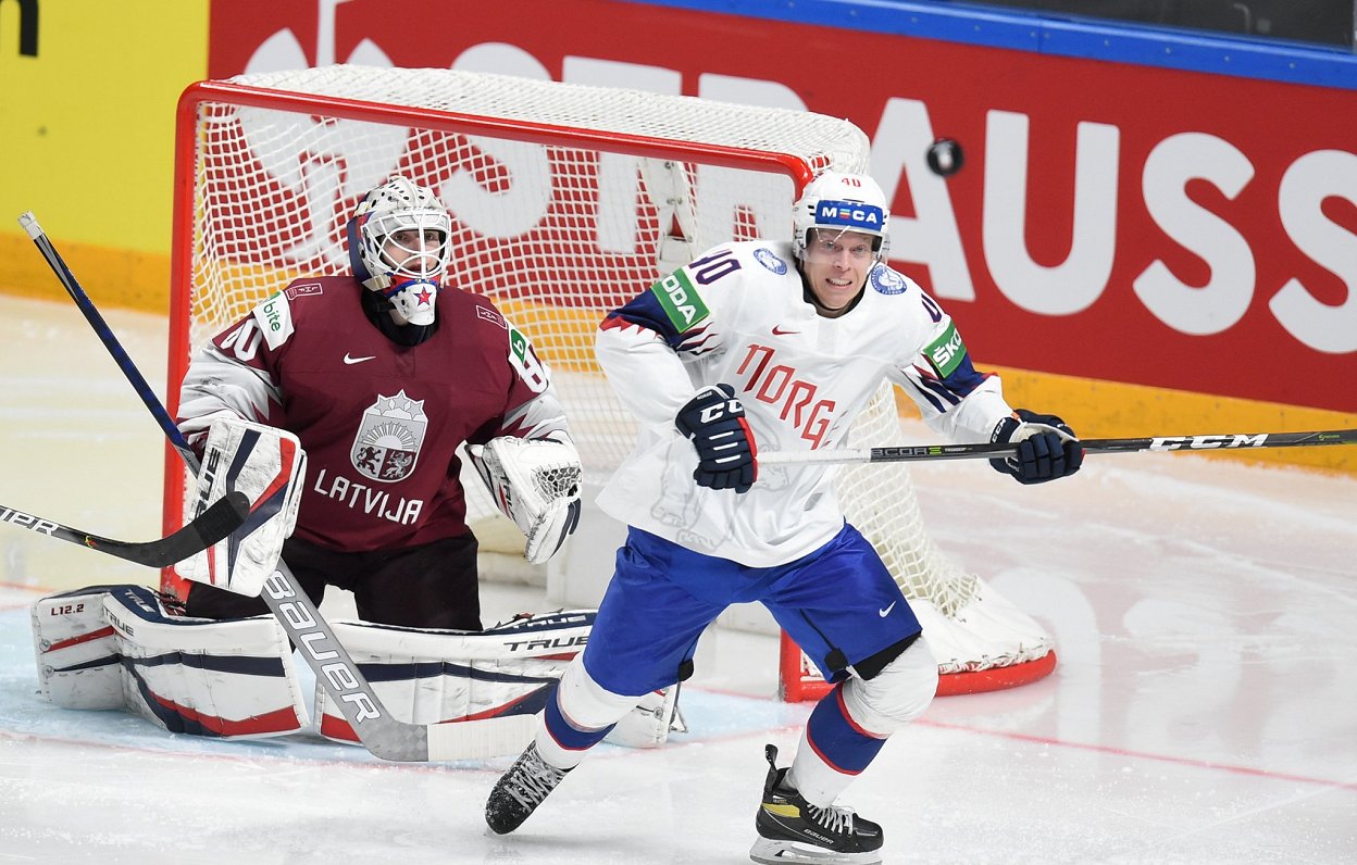 Latviske hockeyspillere taper mot nordmenn i «bulls», noe som kompliserer veien til kvartfinalen.  Høydepunkter / artikkel