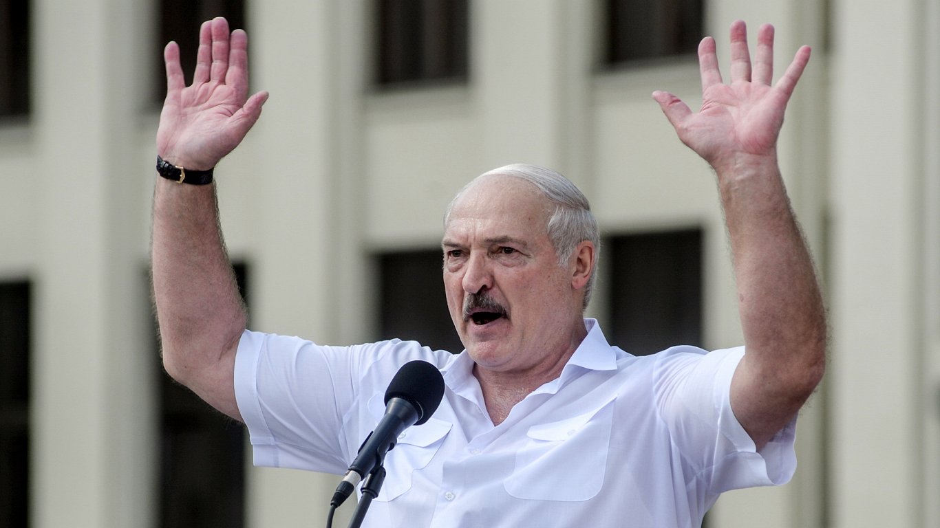 Aleksandrs Lukašenko. Minska, 2020. gada 16. augusts
