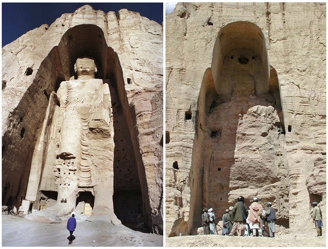 &quot;Taleban&quot; režīms Afganistānā iznīcināja divas ap 1400 gadu senas Budas statujas