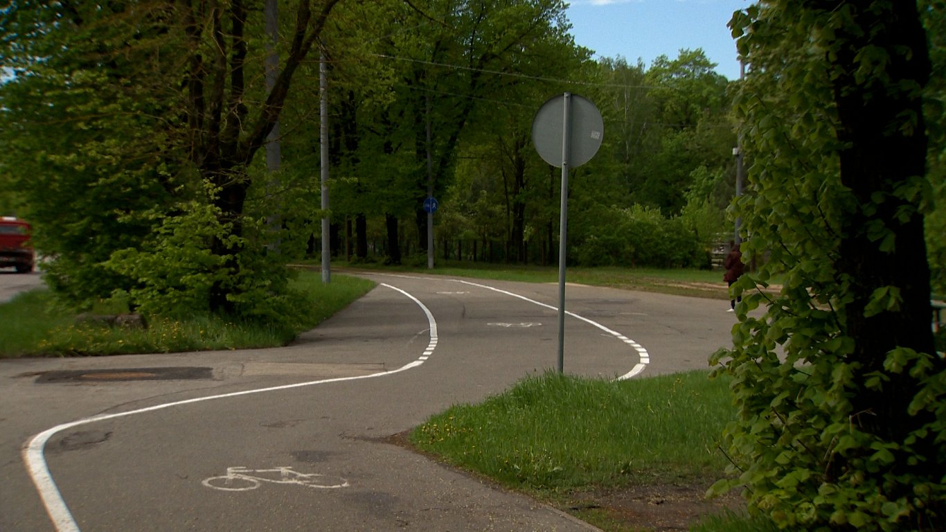Rīgā veloceļš Centrs – Mežaparks, 2021.gada maijs.