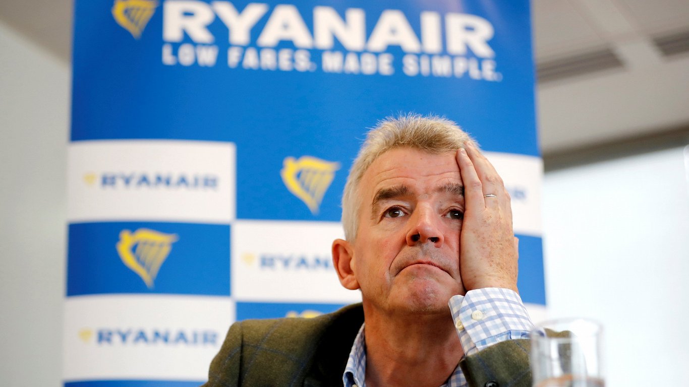 Глава авиакомпании Ryanair Майкл О'Лири. Снимок 2018 г.