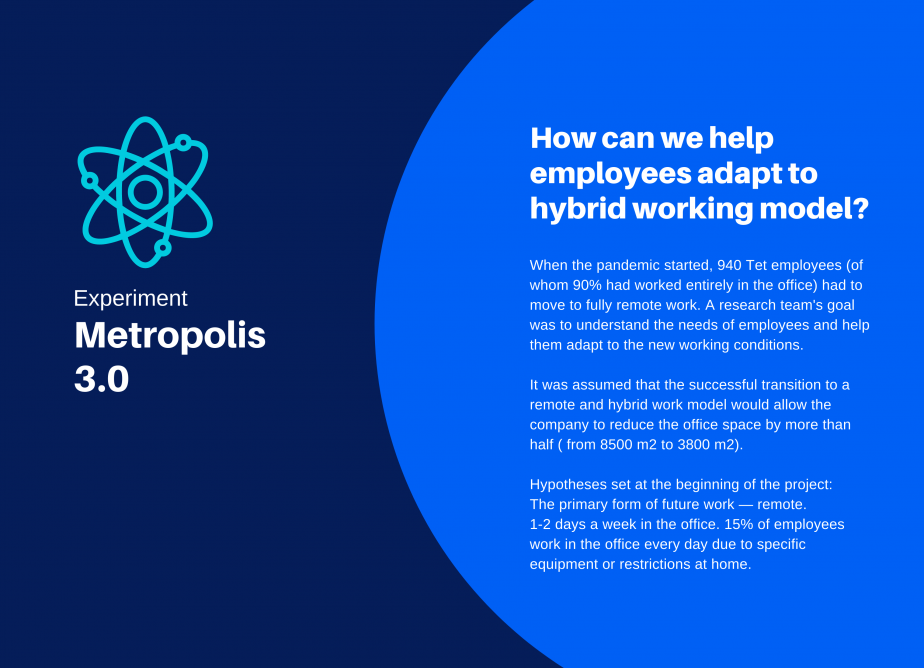 Eksperiments “Metropole 3.0” — Tet pāreja uz hibrīddarba modeli