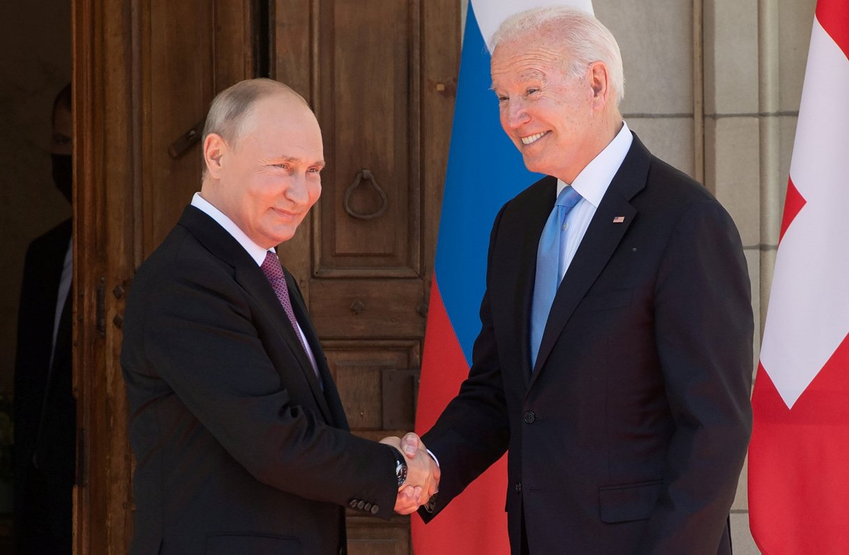 Krievijas prezidenta Vladimira Putina un ASV prezidenta Džo Baidena tikšanās Ženēvā