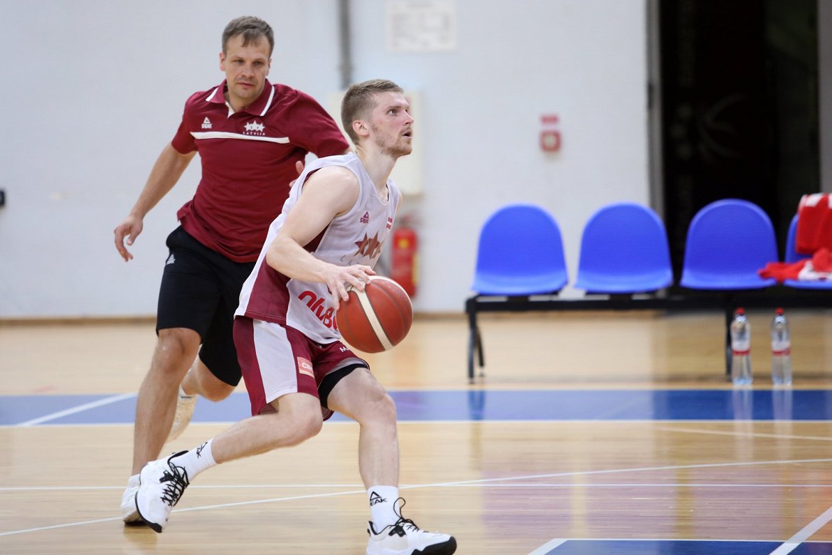 Latvijas basketbola izlases atklātais treniņš