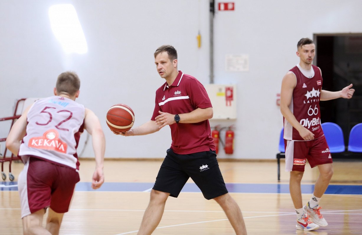 Latvijas basketbola izlases atklātais treniņš