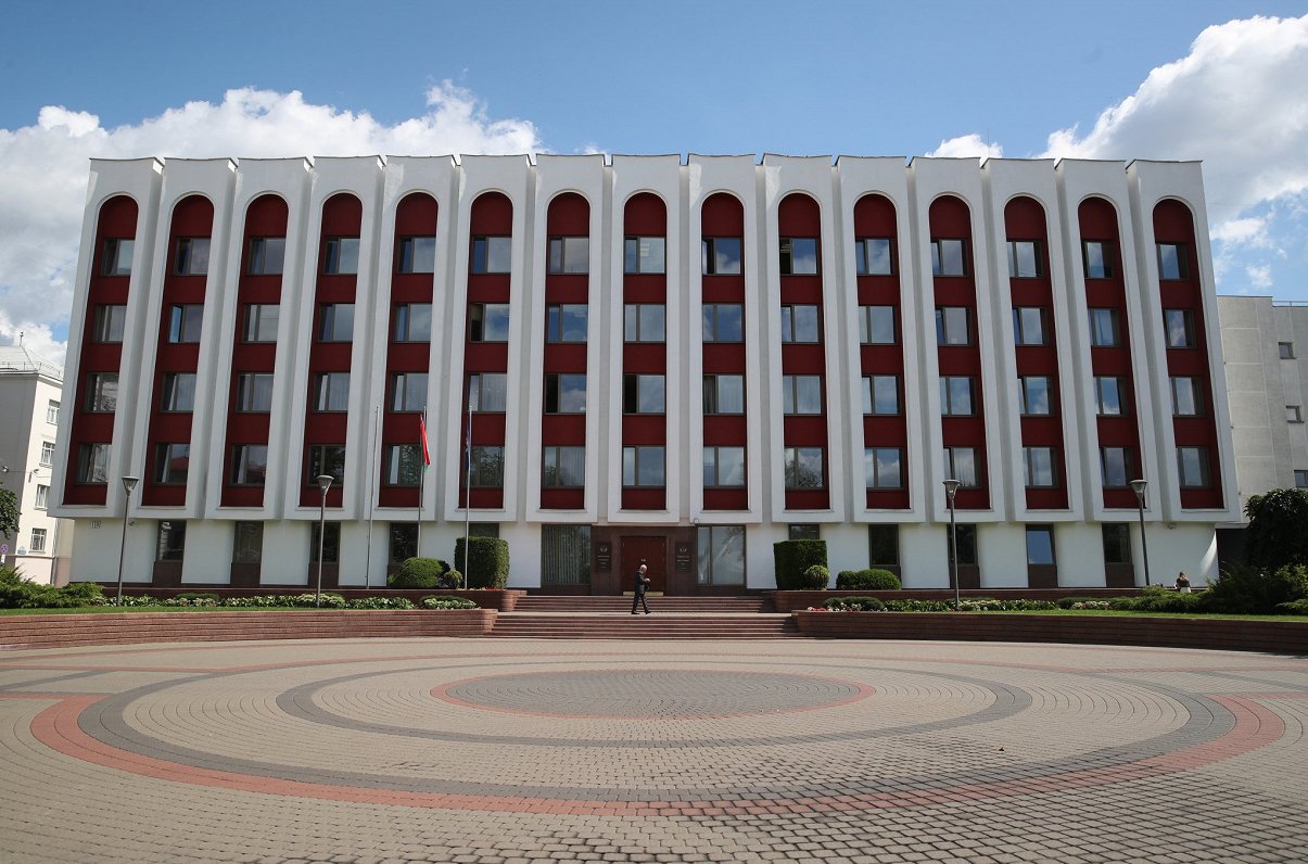 Baltkrievijas ārlietu ministrijas ēka Minskā.
