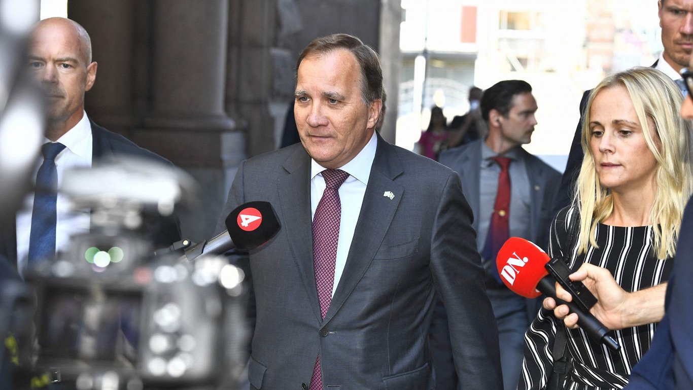 Zviedrijas politiķis Stēfans Levēns.