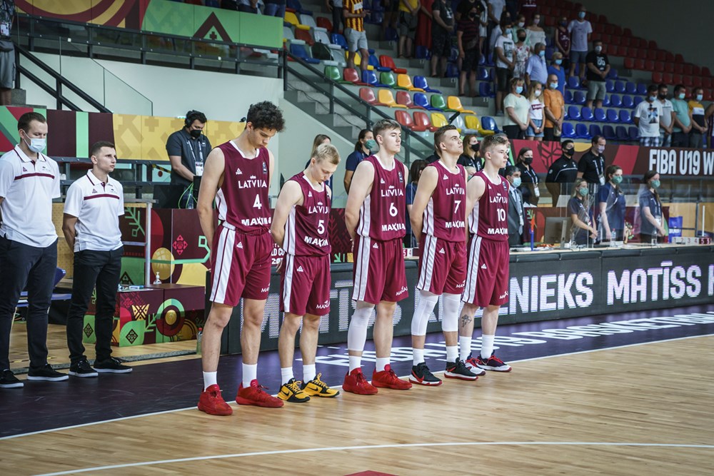 Latvijas U-19 izlases basketbolisti Pasaules kausa turnīrā