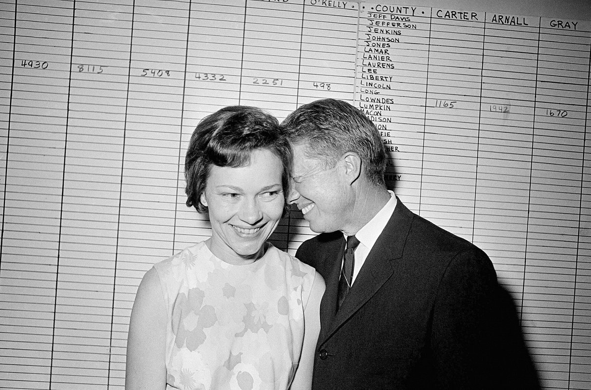 Džimijs un Rozalinna Kārteri 1966. gadā