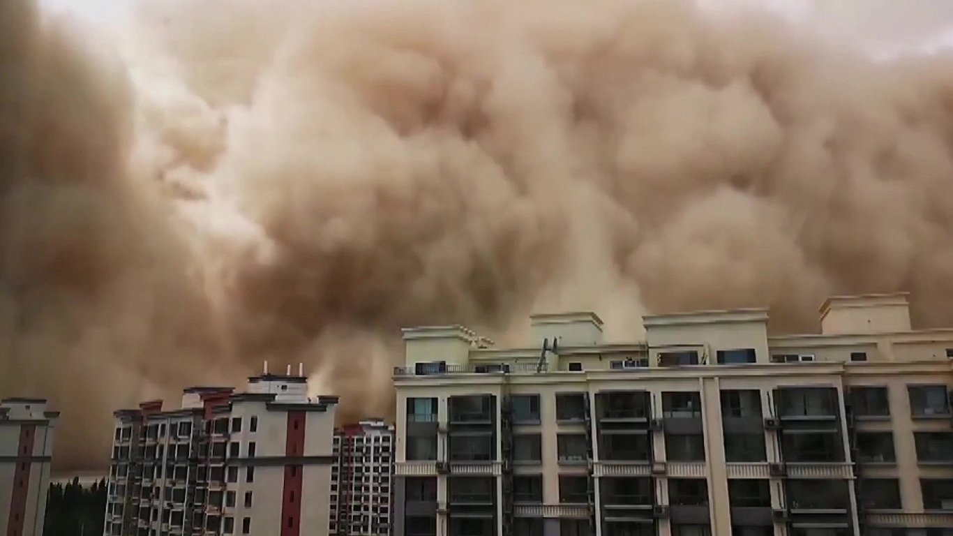Smilšu vētra Ķīnā