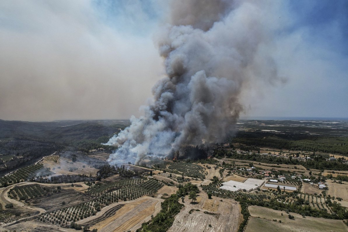 Meža ugunsgrēks Turcijā, 31.07.2021.