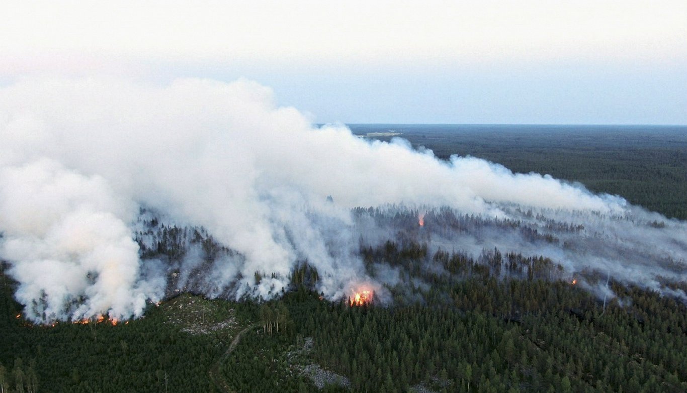 Meža ugunsgrēks Somijā, 2021. gada jūlijs