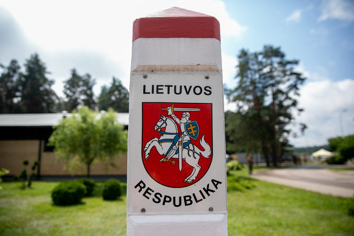 Robežstabs pie Lietuvas un Baltkrievijas robežas