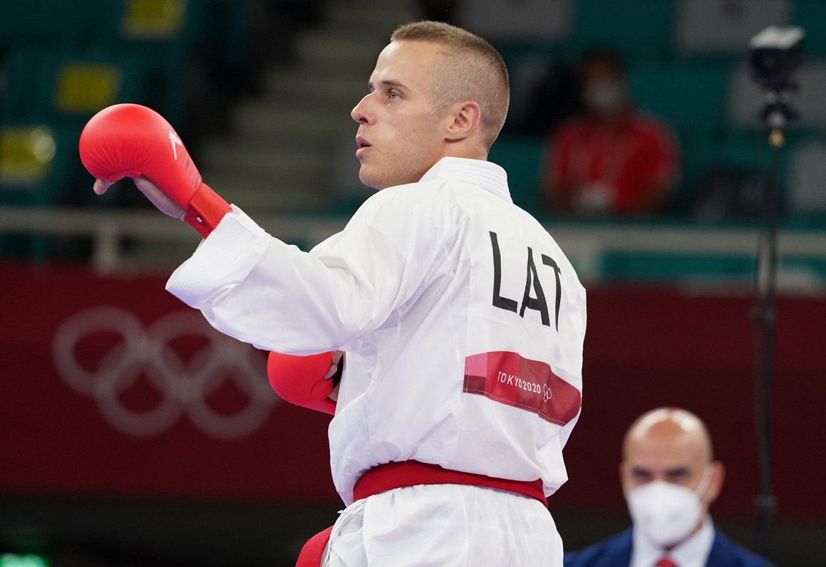Каратист Калниньш в олимпийском дебюте не смог выйти из группы / Статья