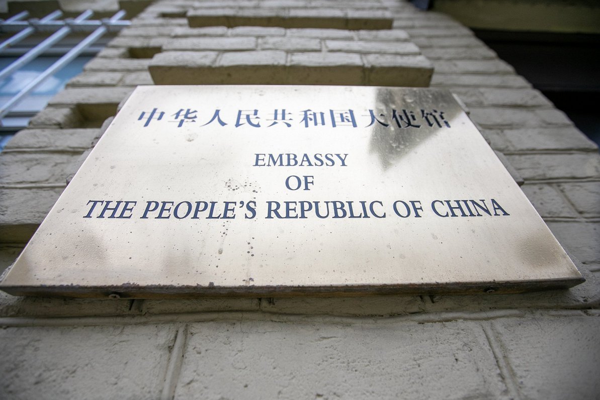 Ķīnas vēstniecība Lietuvā. Attēls ilustratīvs.