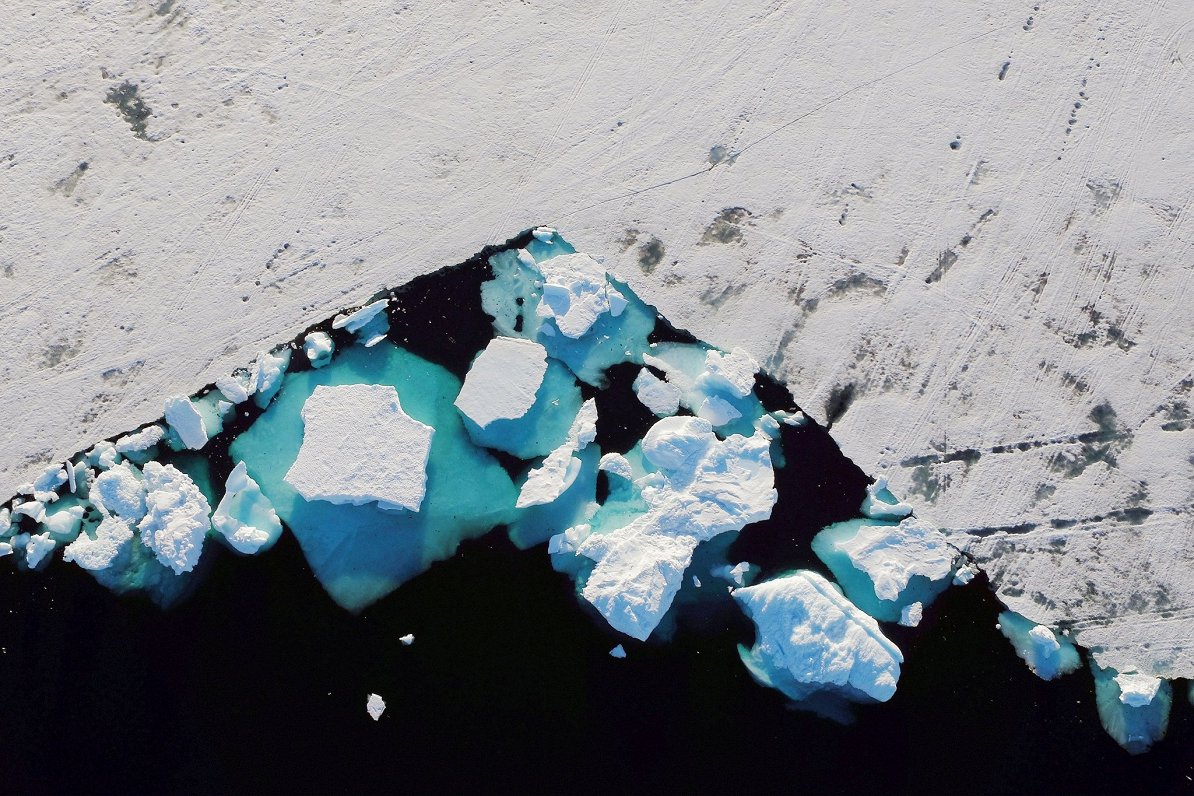Ledājs Grenlandē. Attēls ilustratīvs
