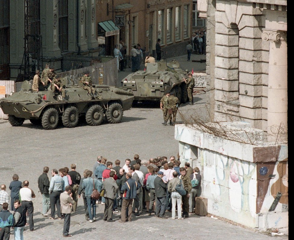 1991.gada 21.augusts. Rīgas pilsētas Iekšlietu pārvaldes speciālo uzdevumu milicijas vienības (OMON)...