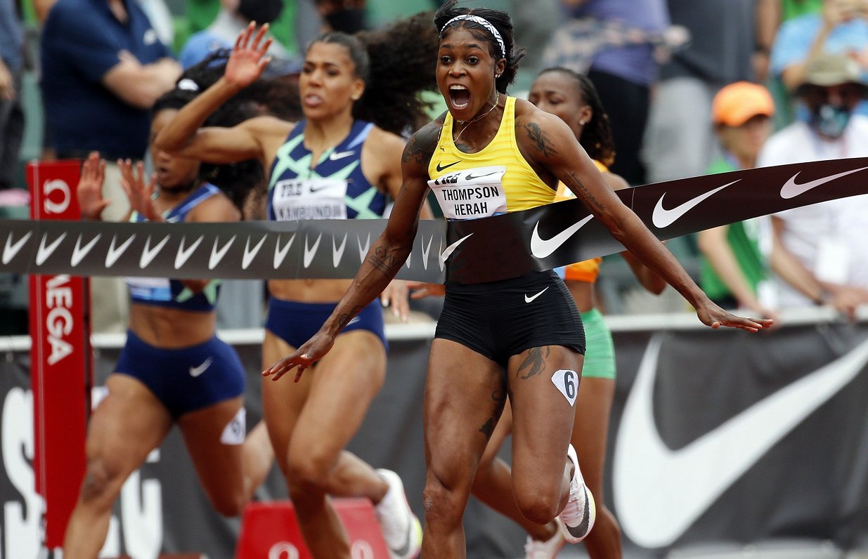 Jamaican Sprinter Thompson Hera shows second fastest time in history in
