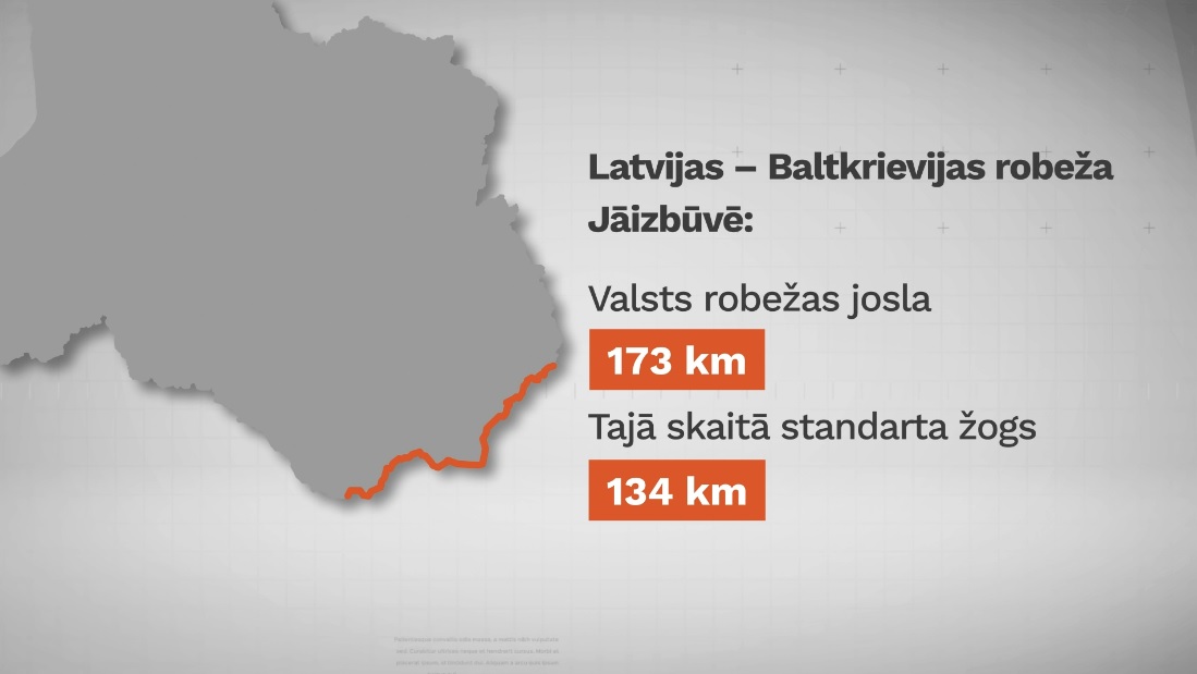 Uz Latvijas-Baltkrievijas robežas jāizbūvē: