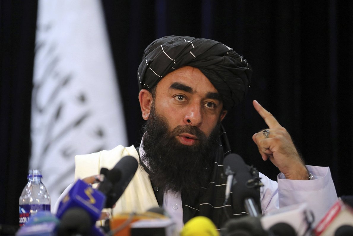 “Taliban” pārstāvis Zabihulla Mudžahids