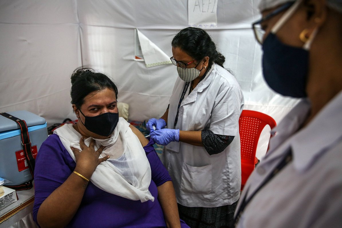 Vakcinācija Mumbajā 27.08.2021.