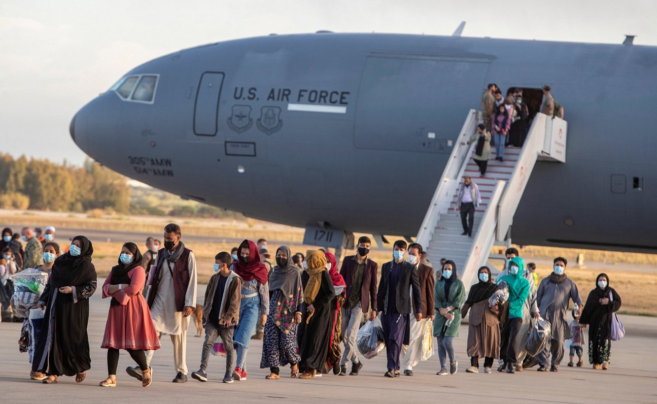 Afganistānas bēgļu izsēšanās Eiropā. 2021. gada 31. augusts.