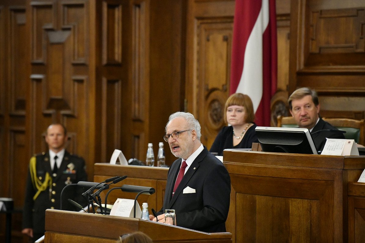 President Levits opens Saeima Fall session