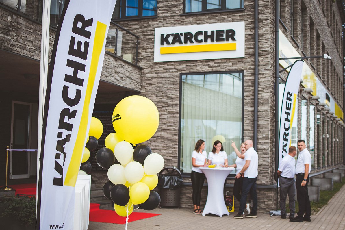 Бюро германского предприятия Kärcher в Латвии.