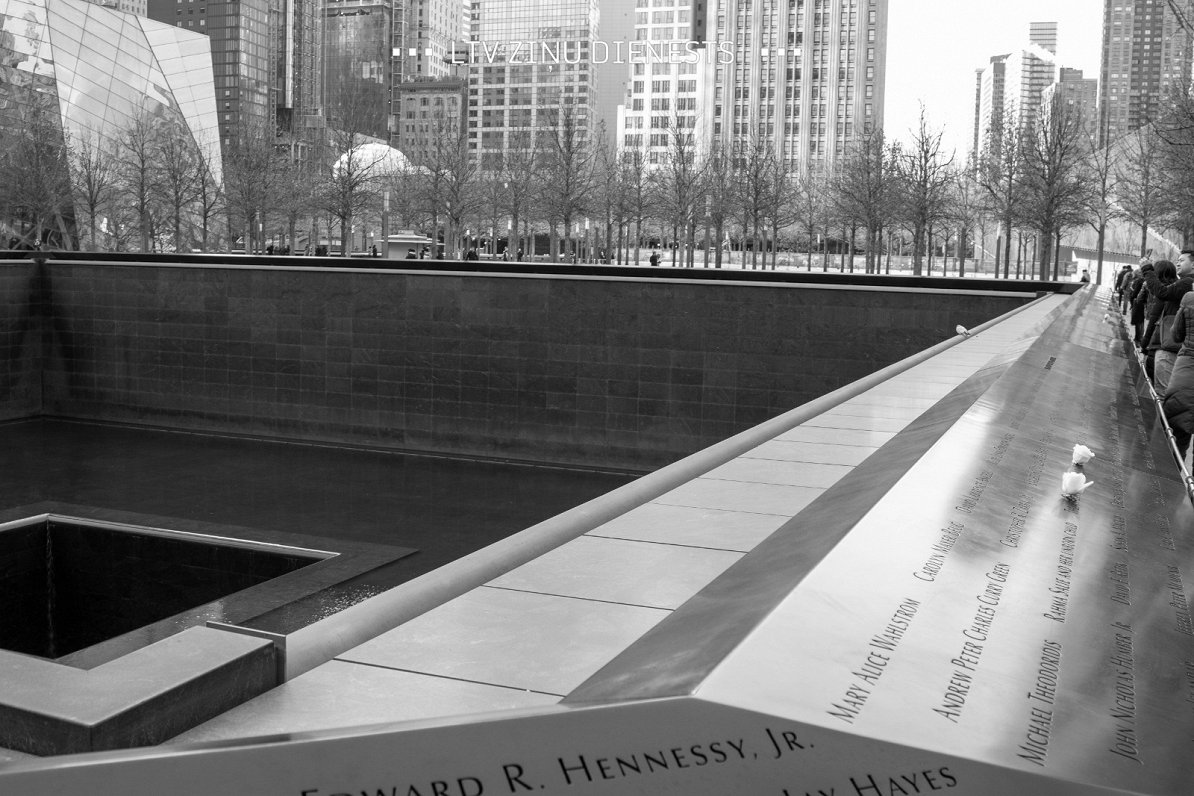 11.septembra notikumu piemiņas vieta ASV, Ņujorkā.