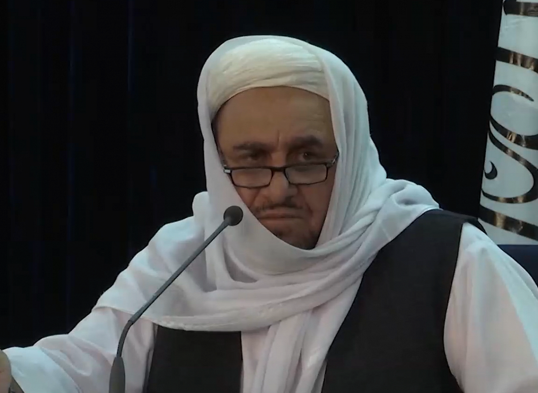 “Taliban” ieceltās valdības augstākās izglītības ministrs Abdulbaki Hakani.