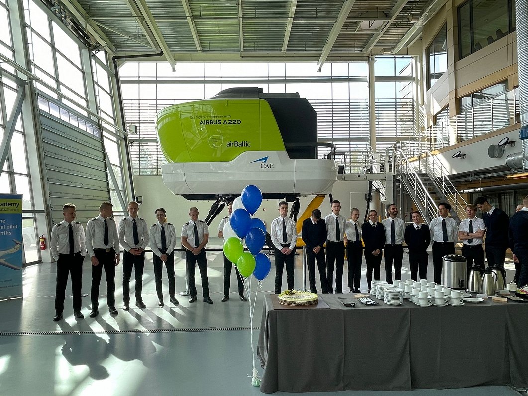 &quot;airBaltic&quot; pilotu akadēmijas izlaidums. 2021. gada septembris.