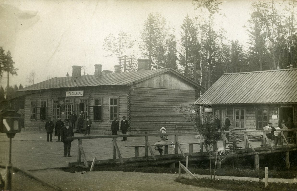 Gulbenes stacija 1920. gadā