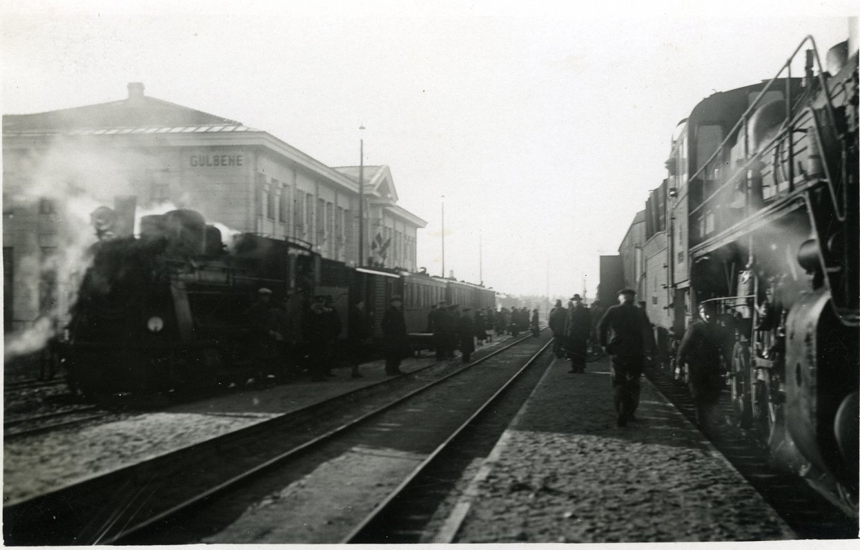 Gulbenes stacija 1938. gadā
