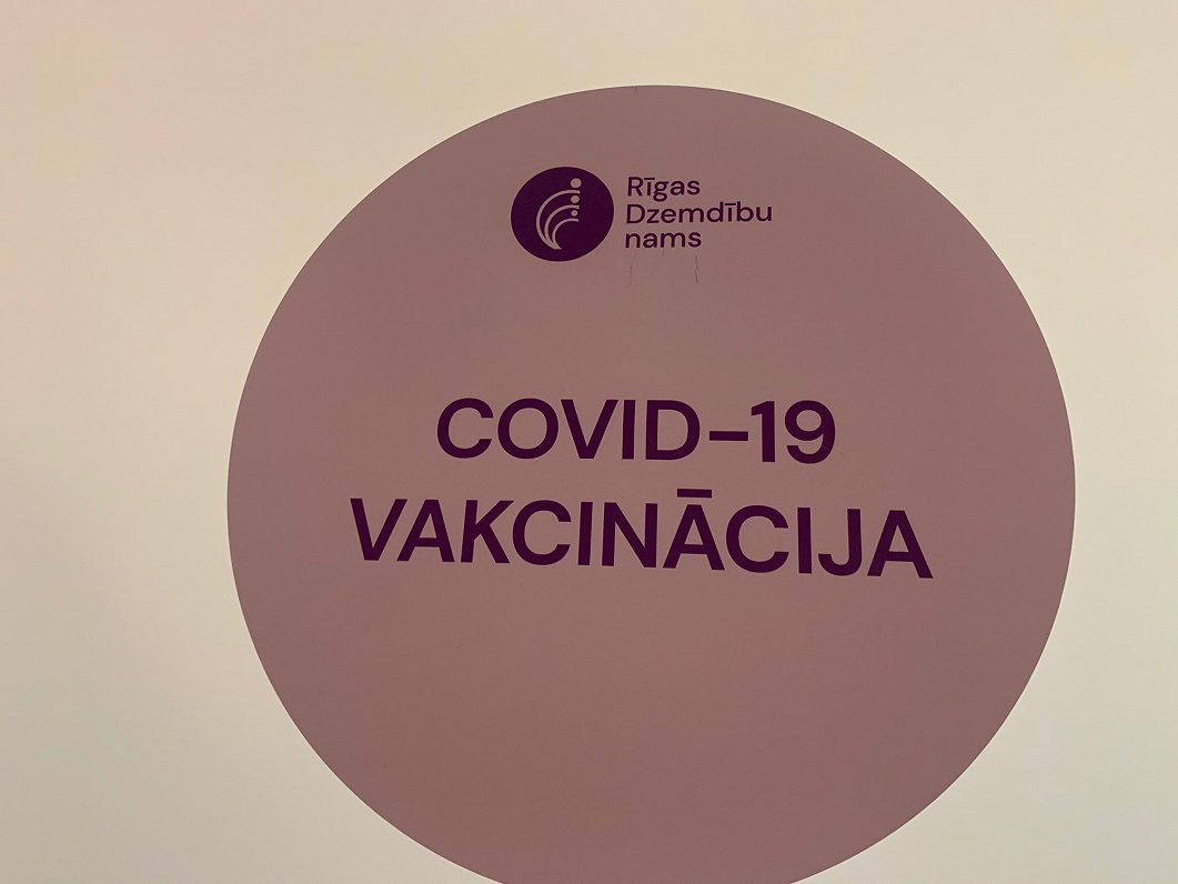 Vakcinācija pret Covid-19 Rīgas Dzemdību namā