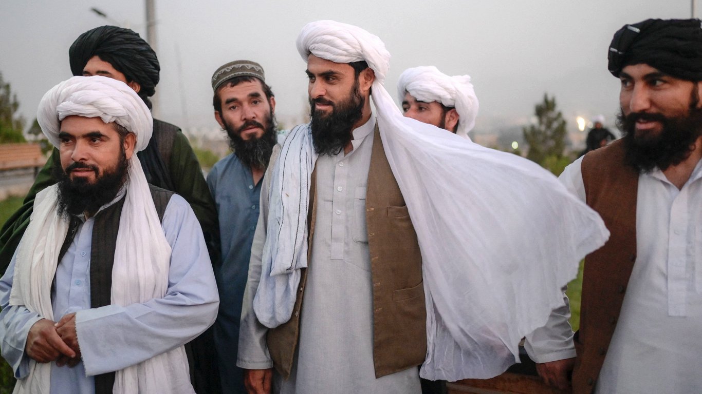 Члены движения «Талибан». Кабул,  Афганистан, 20 сентября 2021 г.