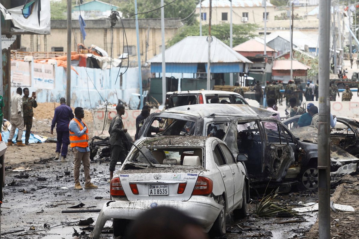 Sprādziens pie Somālijas prezidenta pils 25.09.2021.