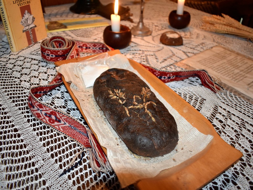 Traditional bread at Aglona bread museum