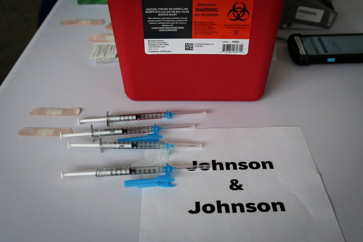 &quot;Johnson&amp;Johnson&quot; (J&amp;J) jeb &quot;Janssen&quot; vakcīna sagatavota ievadei.