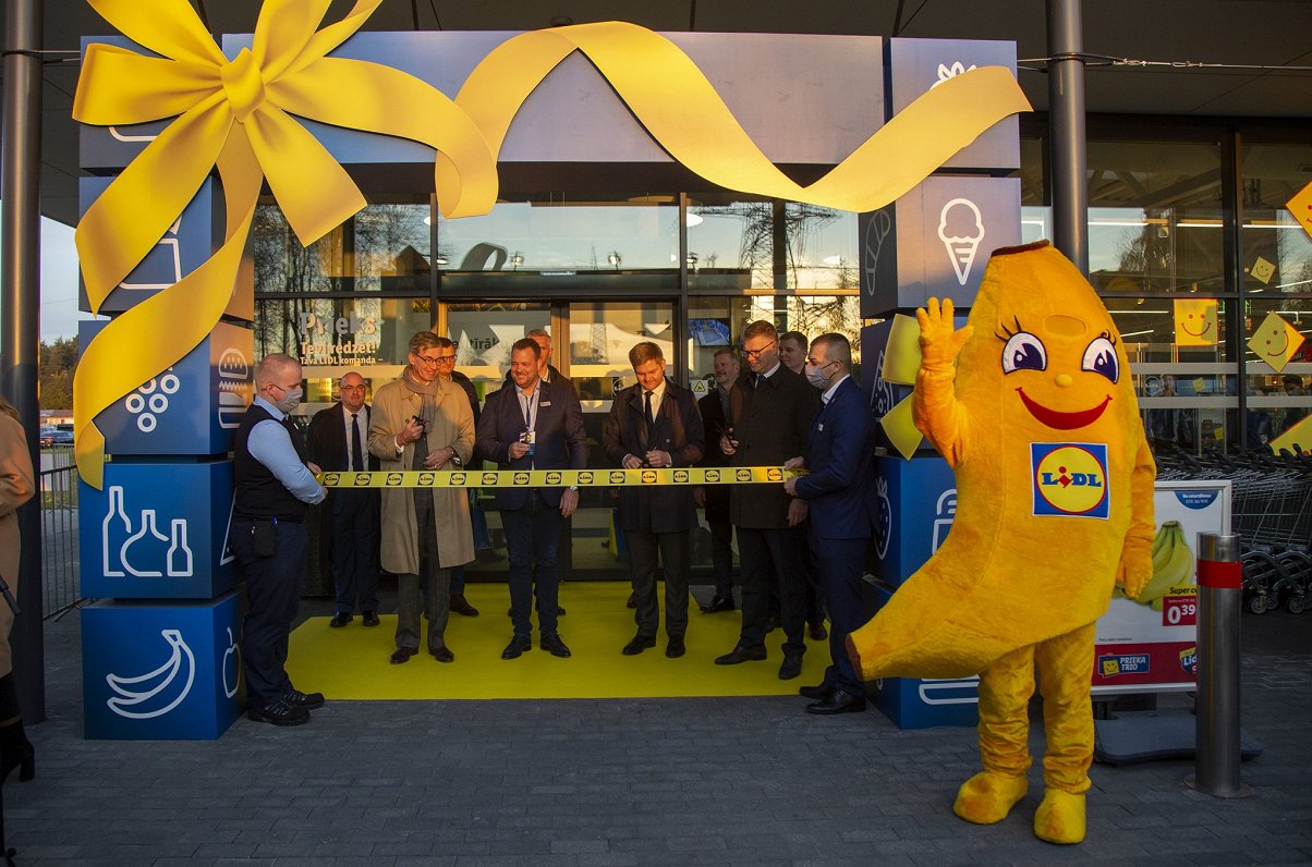 Opening of Lidl store in Rīga