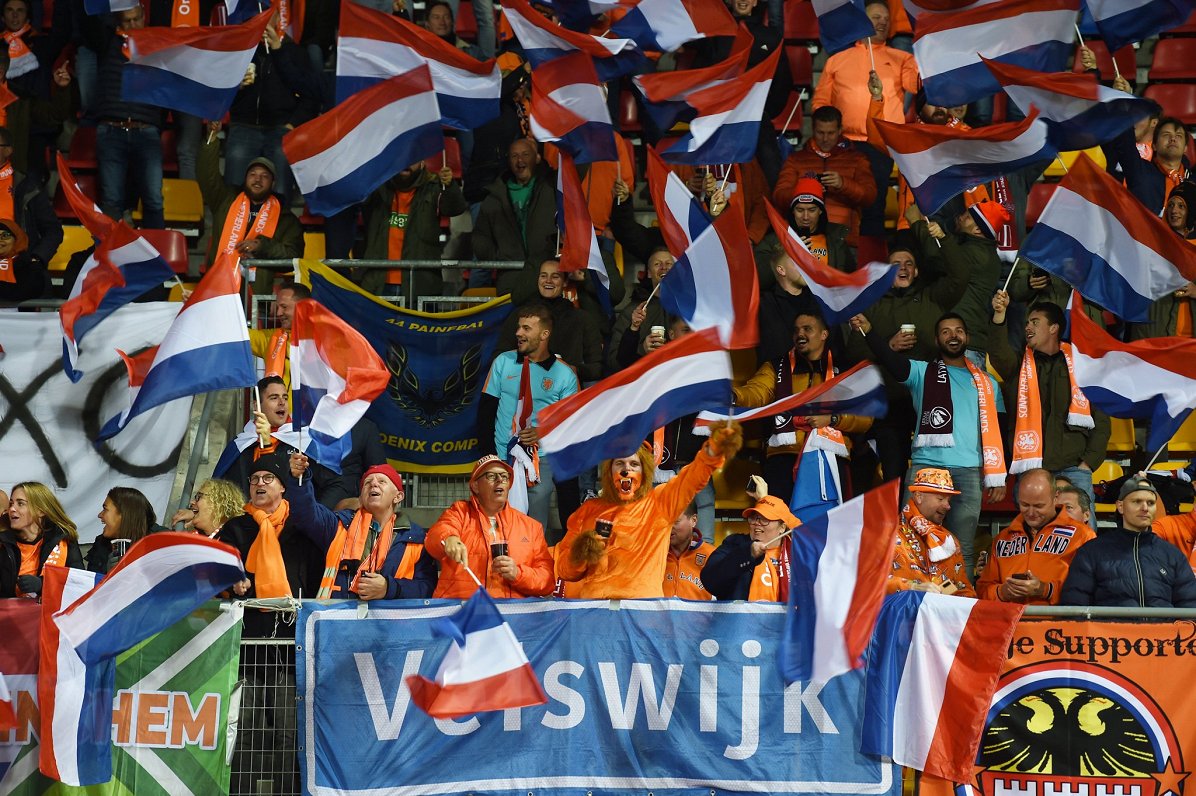 Latvijas un Nīderlandes izlašu spēle Pasaules kausa kvalifikācijā