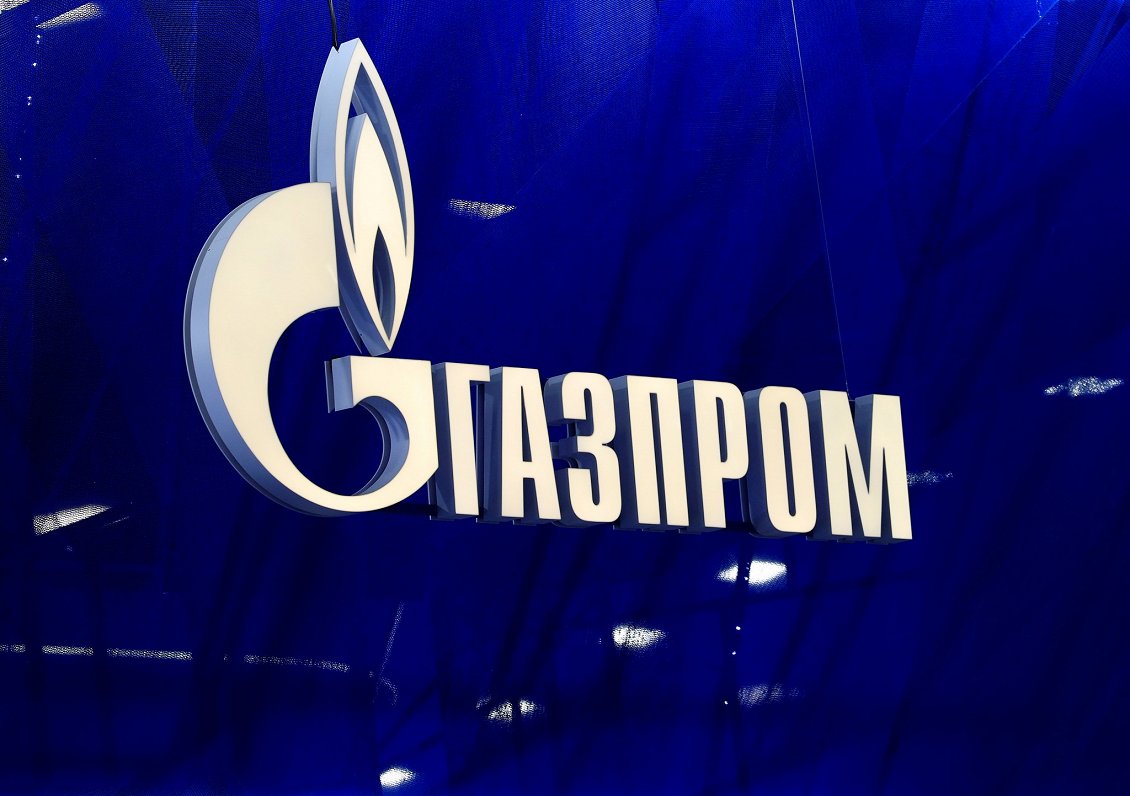 &quot;Gazprom&quot; logo. Attēls ilustratīvs.