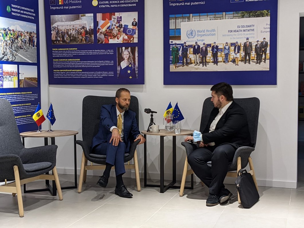 Intervija ar Eiropas Savienības delegācijas Moldovā vadītāj Jāni Mažeiku