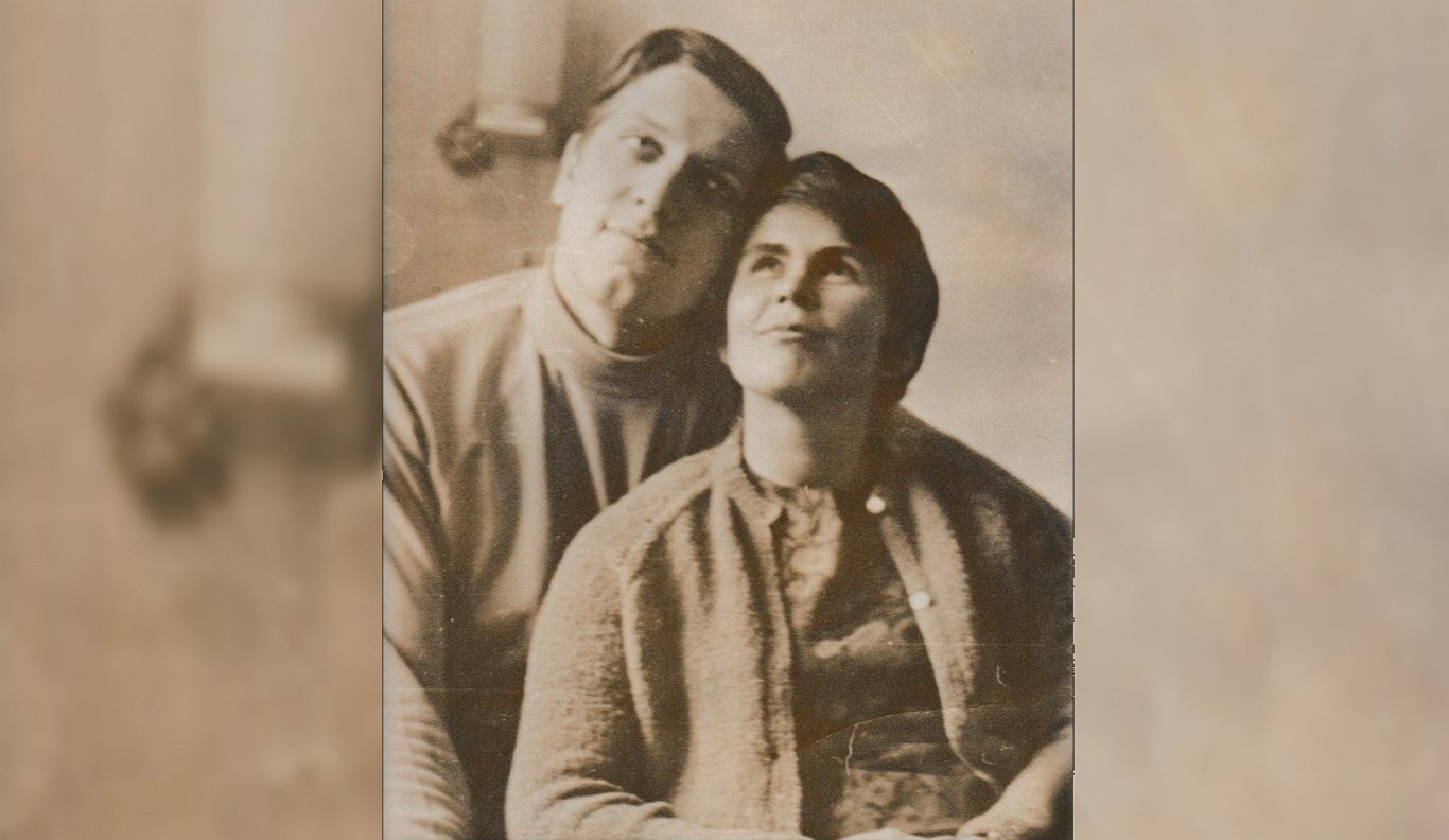 Andrejs Rudušs ar sievu Alisi