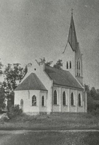 Krāslavas luterāņu baznīca. 1939. gads.