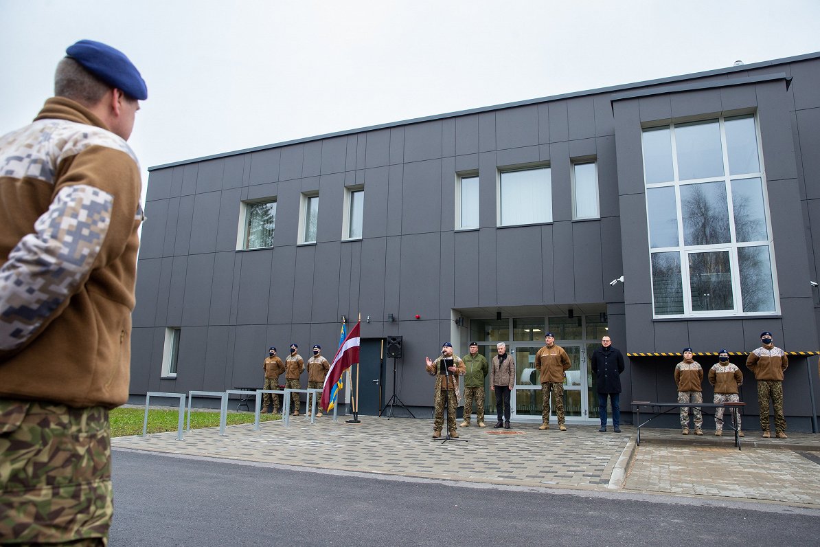 Opening of air defense training facility at Lielvārde airbase