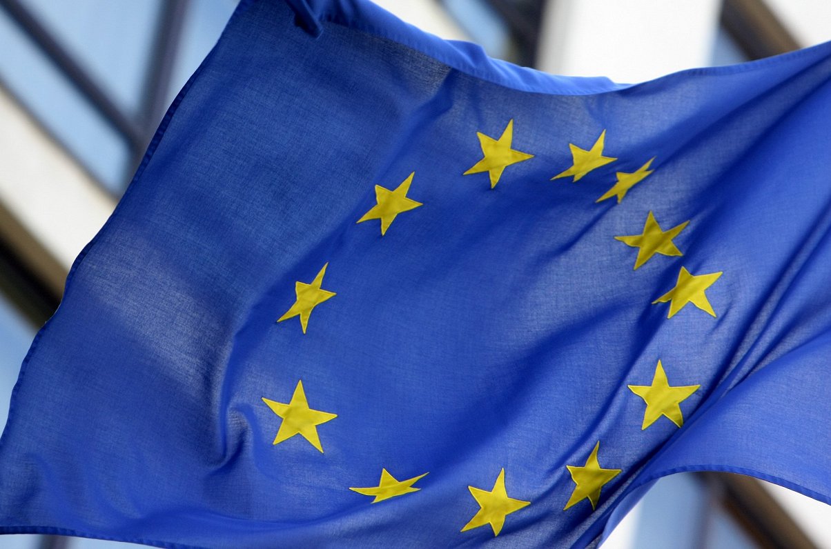 Флаг Европейского союза. Иллюстративное фото