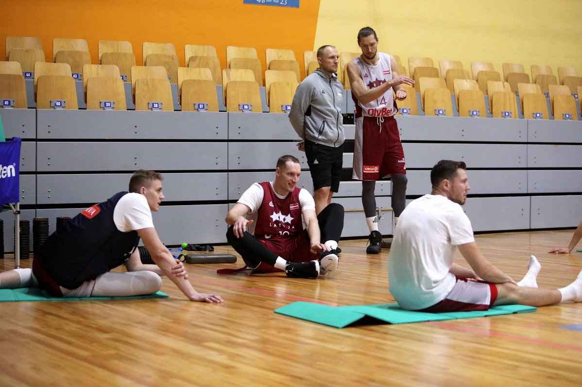 Latvijas vīriešu basketbola izlases atklātais treniņš