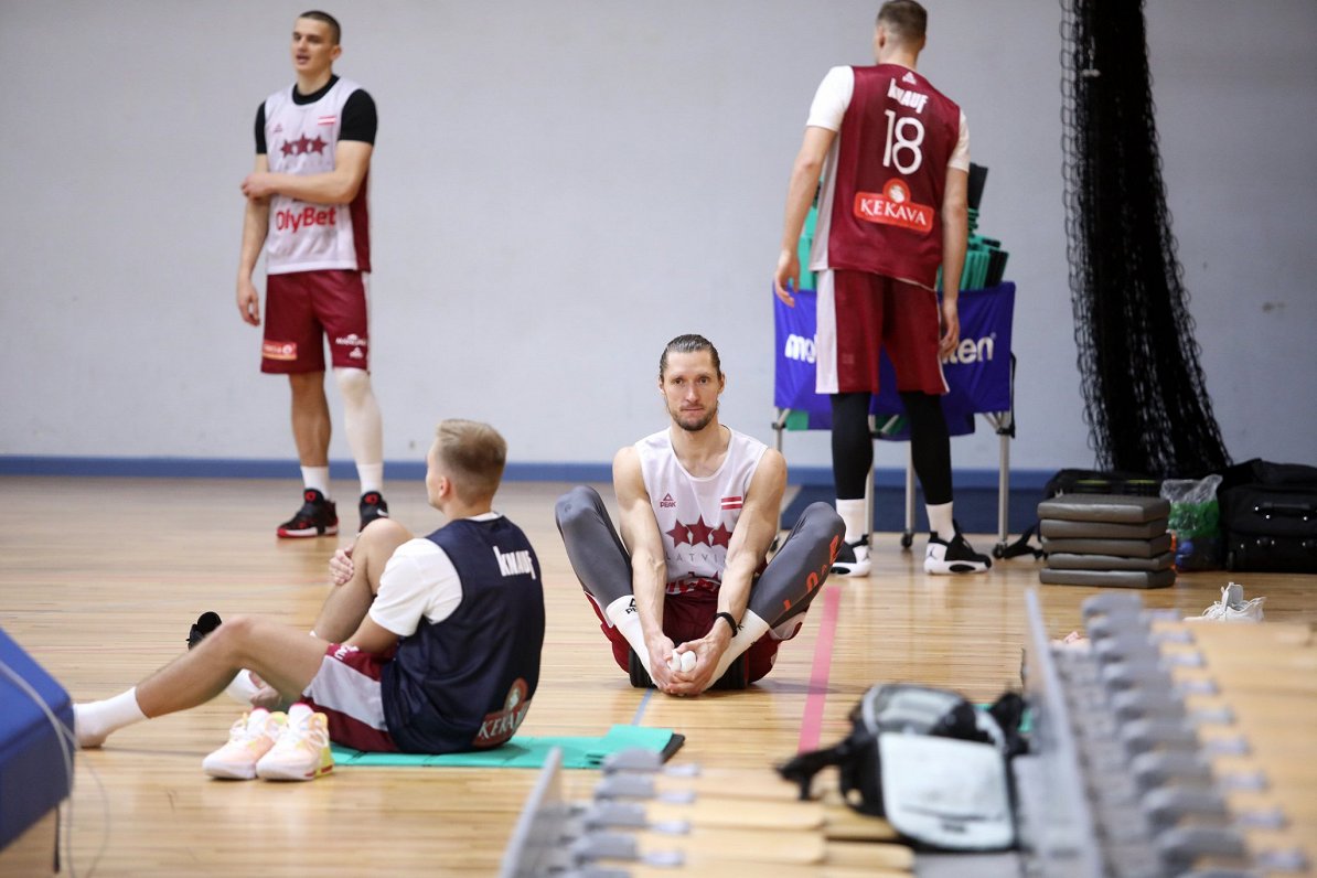 Latvijas vīriešu basketbola izlases atklātais treniņš