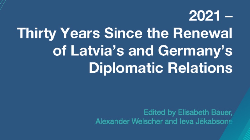 30 years since the renewal of Latvia's and Germany's diplomatic relations