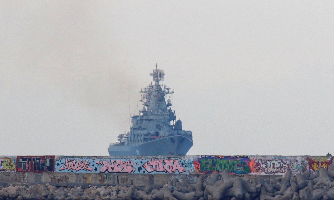 Krievijas karakuģis Sevastopoles ostā